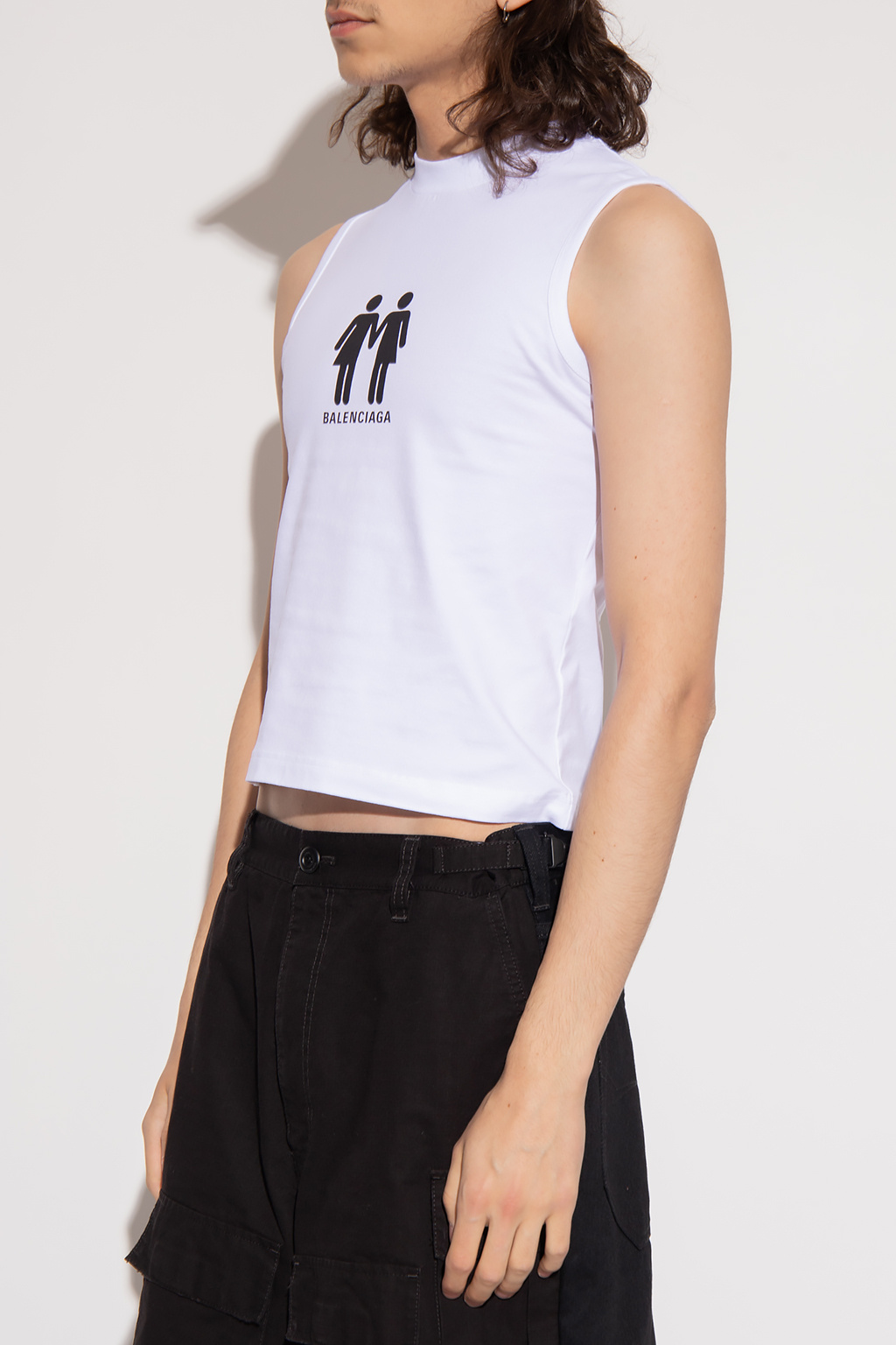 ●送料込●BALENCIAGA●Pride 2022 タンクトップ PAUSE or Skip: Balenciaga Pride 22′ Fitted Tank Top – PAUSE